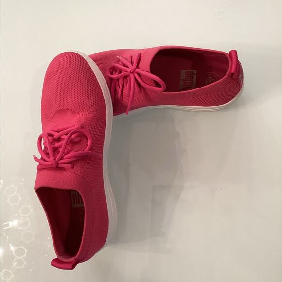 Fit Flop Sneakers Size 7 in Hot Pink Gently Worn - Picture 4 of 5